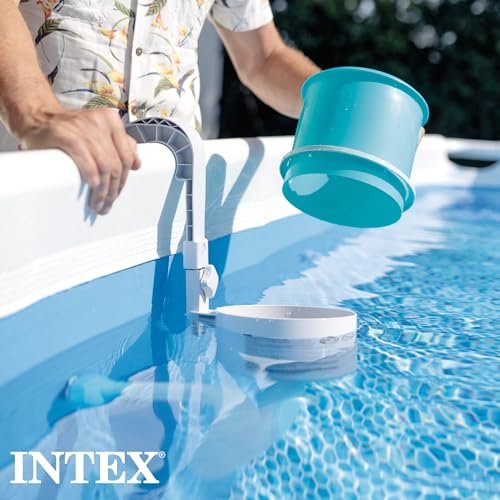 Intex Ultra XTR Rectangular Pool Set with Pump, Vacuum Cleaner & Skimmer Gray - Image 7