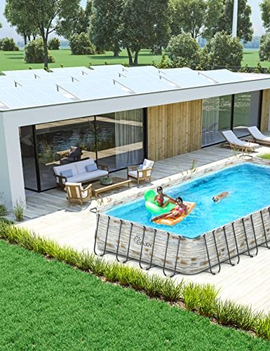 Evajoy Metal Frame Swimming Pool Set Blue (Large) - Image 5