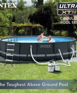 Alternative view of Intex Ultra XTR Frame 14' x 42" Round Above Ground Swimming Pool Set Blue