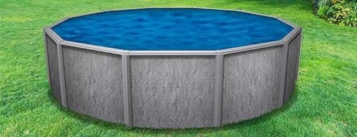 Generic Above Ground Swimming Pool 24-Foot Round Southport GLX 52-Inch Wall Height Blue Grey - Image 2