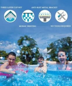 Alternative view of FFCJJDS Oversized Family Swimming Pool Outdoor Paddling One Color