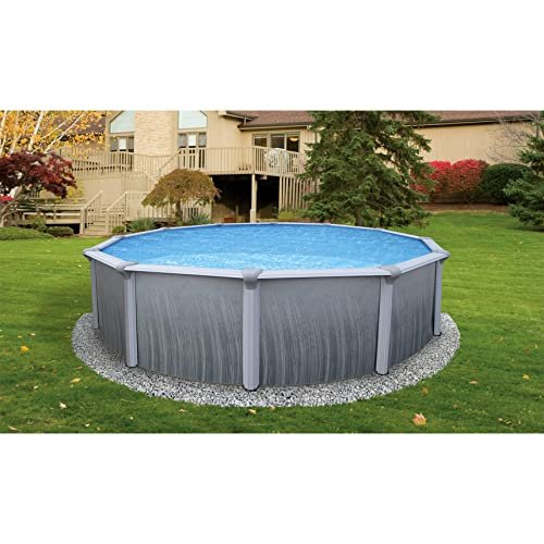 Blue Wave Martinique 18' Round 52-in Steel Pool with 7-in Top Rail - Image 2