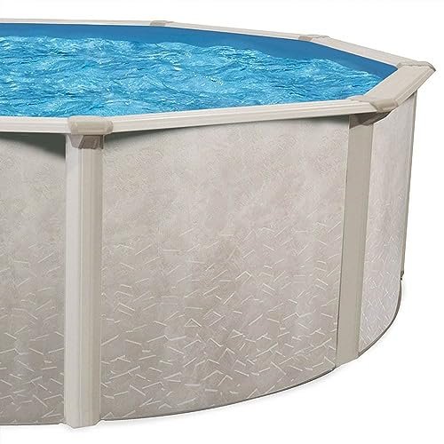 Aquarian Phoenix Round Steel Frame Above Ground Swimming Pool Gray - Image 7