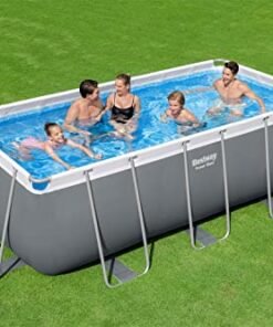 Alternative view of Bestway Power Steel Above Ground Pool Set White/Gray
