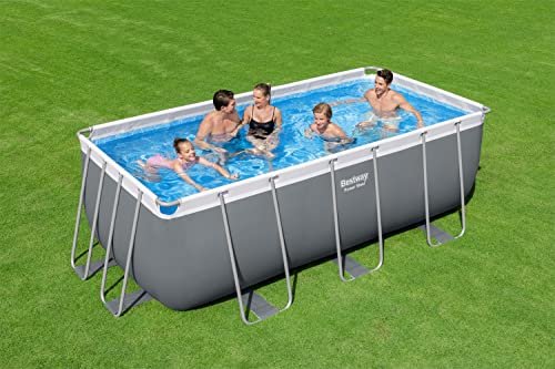 Bestway Power Steel Above Ground Pool Set White/Gray - Image 2