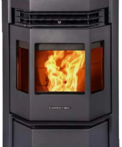 ComfortBilt HP22-N 2,800 sq. ft. EPA Certified Pellet Stove with Auto Ignition 80 lb Hopper Capacity Black New