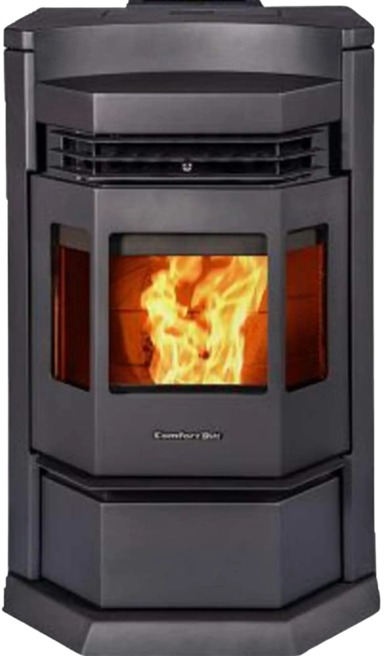 ComfortBilt HP22-N 2,800 sq. ft. EPA Certified Pellet Stove with Auto Ignition 80 lb Hopper Capacity Black New