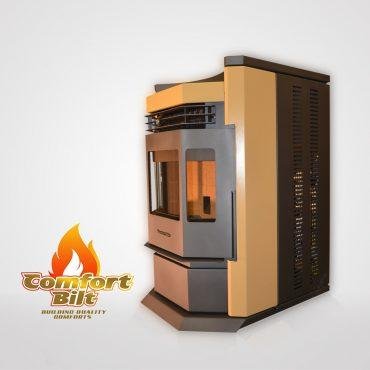 ComfortBilt HP22-N 3,000 sq. ft. EPA Certified Pellet Stove with Auto Ignition 80 lb Hopper Capacity Apricot New - Image 7