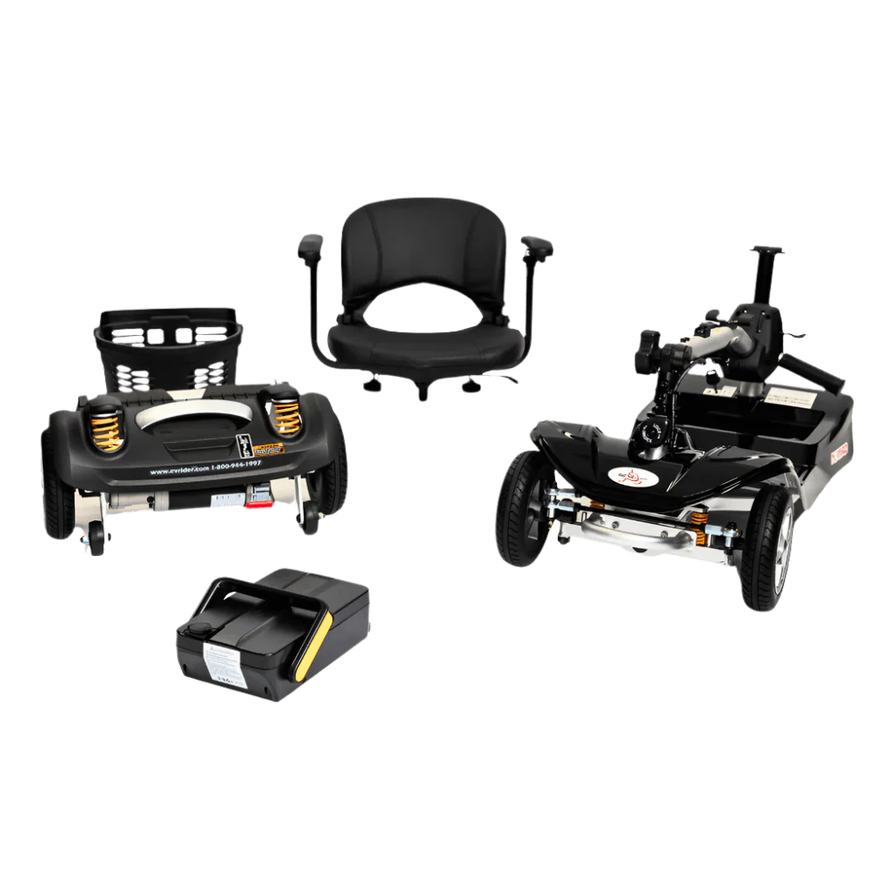 EV Rider Nomad Mobility Scooter 4 Wheel 260 lbs. Capacity 24V 10.3Ah Li-Ion Battery 4 MPH 10 Miles Open Box - Image 6