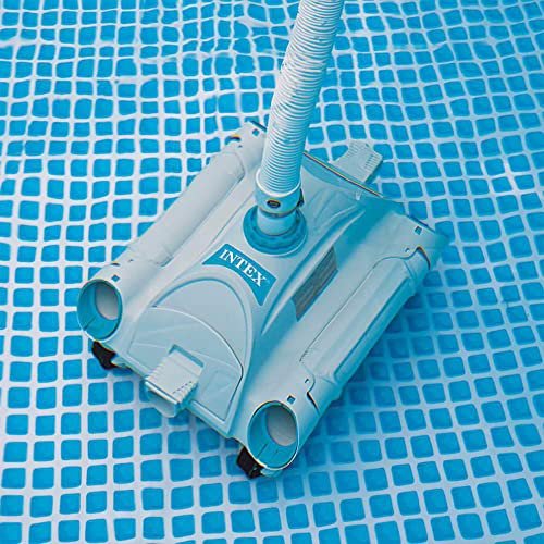 Intex Ultra XTR Rectangular Pool Set with Pump, Vacuum Cleaner & Skimmer Gray - Image 8