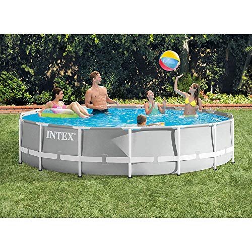 Intex Prism Frame Above Ground Pool Set with Accessories Blue - Image 8