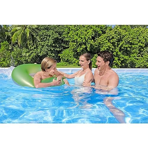 Bestway Power Steel Rectangular Above Ground Swimming Pool Set Gray (2) - Image 9