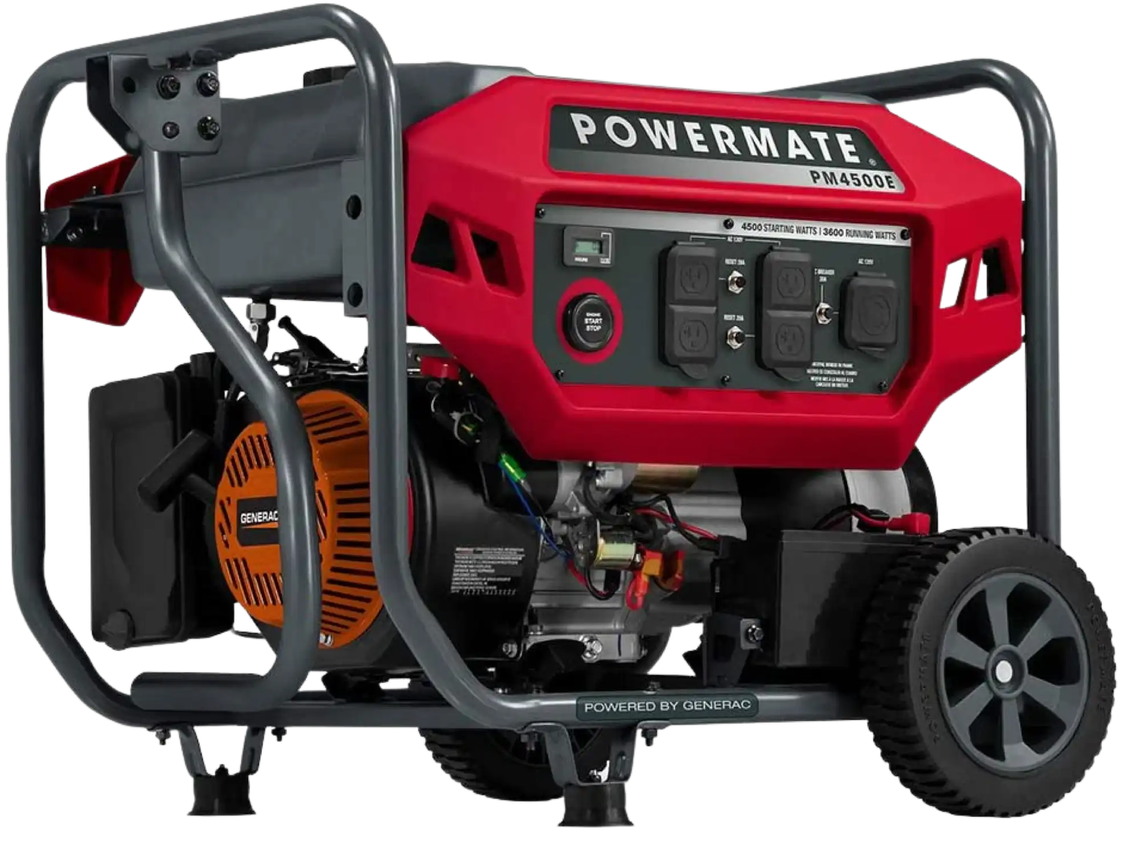 Generac/Powermate PM4500E 3600W/4500W Gas Electric Start Generator New