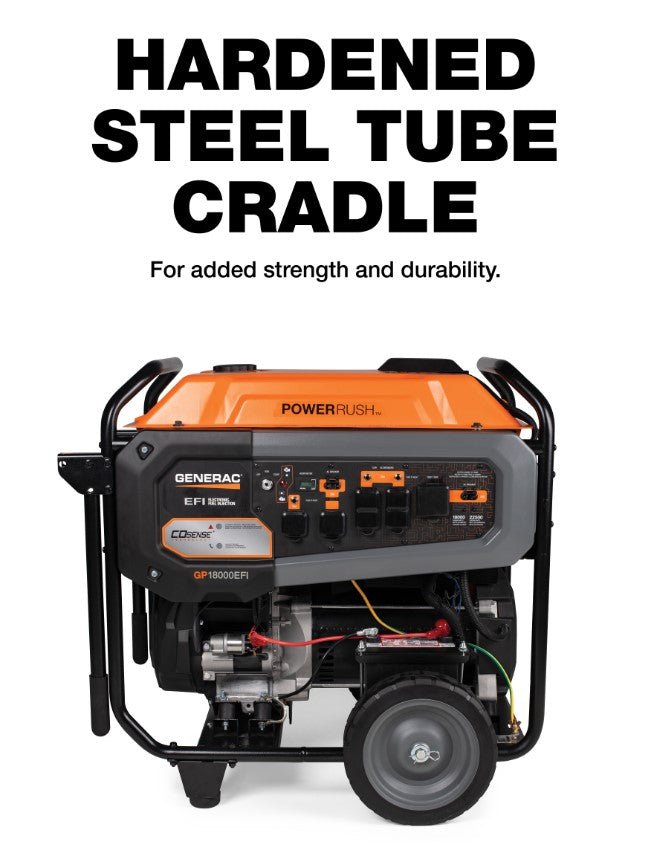 Generac GP18000EFI 18000W/22500W Generator 50 Amp Low THD CO Sense Gas Electric Start 8917 Manufacturer RFB - Image 4