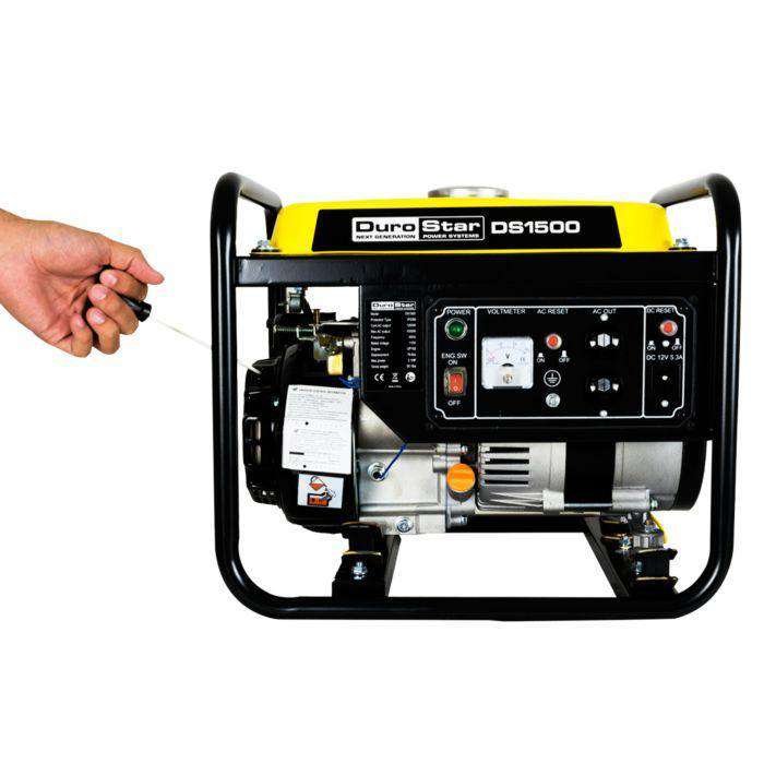 DuroStar DS1500 1200W/1500W Gas Portable Generator New - Image 6
