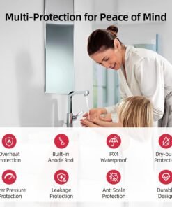 Alternative view of Mizudo Mini-Tank Water Heater 4 Gal. Point of Use for Instant Hot Water 1440W 120V New