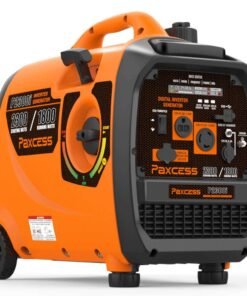 Paxcess P2300i 1800W/2300W Super Quiet Portable Gas Inverter Generator with Wheels and Handle New
