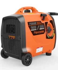 Alternative view of Paxcess P2300i 1800W/2300W Super Quiet Portable Gas Inverter Generator with Wheels and Handle New