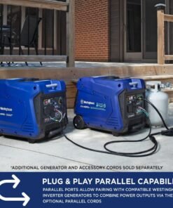 Alternative view of Westinghouse iGen4500DF Inverter Generator 3700W/4500W 30 Amp Remote Start Dual Fuel New