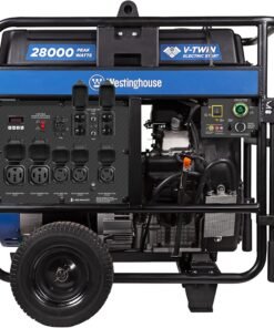 Alternative view of Westinghouse WGen20000c 20000W/28000W Generator Low THD 50 Amp Remote Start Gas with CO Sensor New
