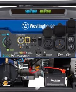 Alternative view of Westinghouse WGen5300DFc Generator 5300W/6600W 30 Amp Remote Start Dual Fuel with CO Sensor New
