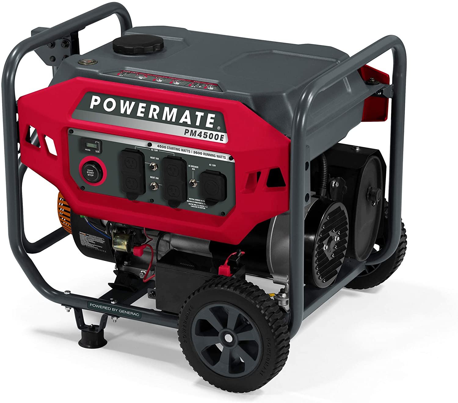 Generac/Powermate PM4500E 3600W/4500W Gas Electric Start Generator New - Image 3