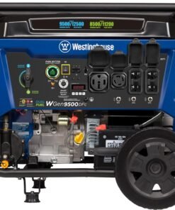 Alternative view of Westinghouse WGen9500DFc Generator 9500W/12500W 50 Amp Remote Start Dual Fuel with CO Sensor New