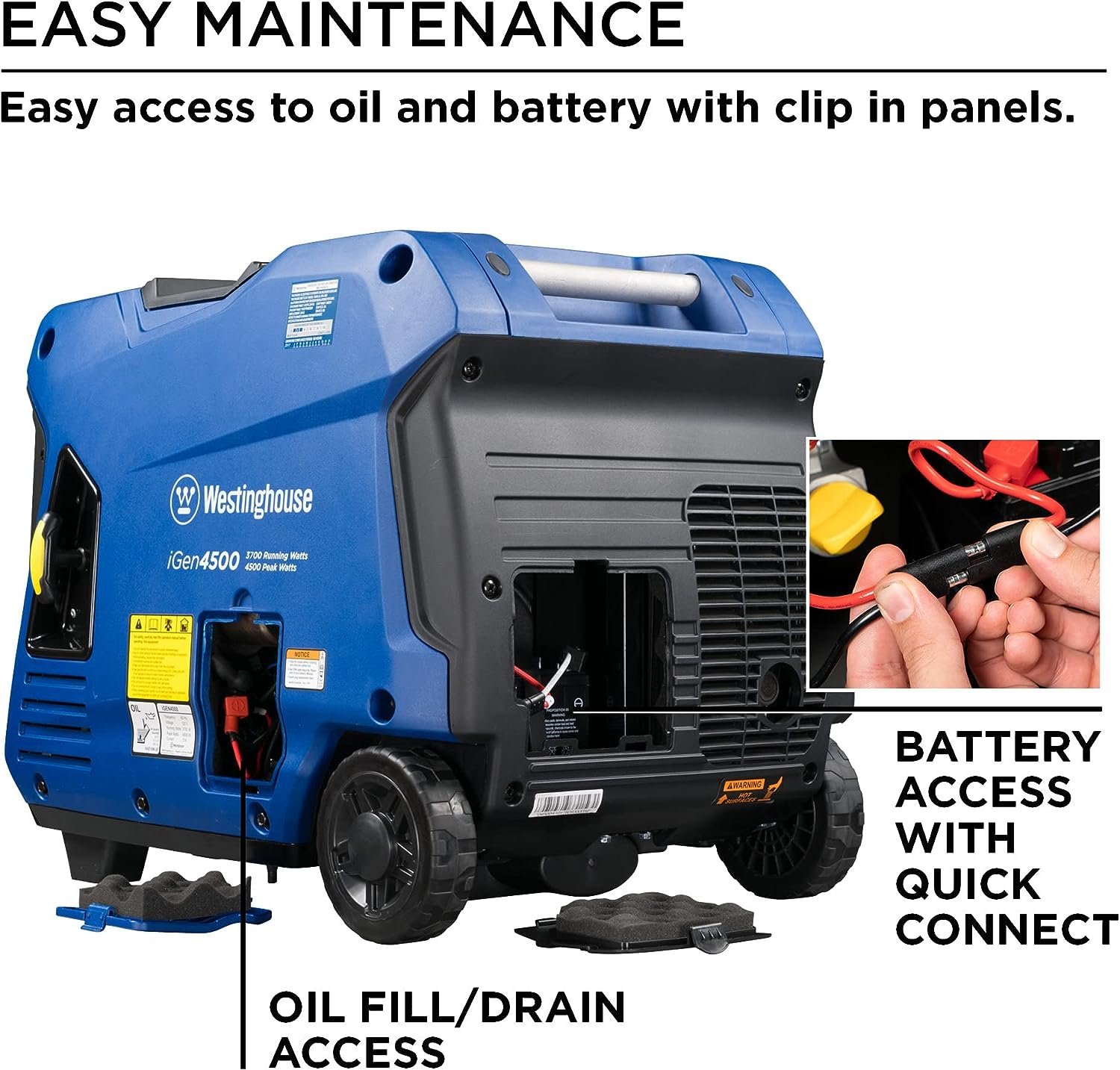 Westinghouse iGen4500 Inverter Generator 3700W/4500W 30 Amp Remote Start Gas New - Image 6
