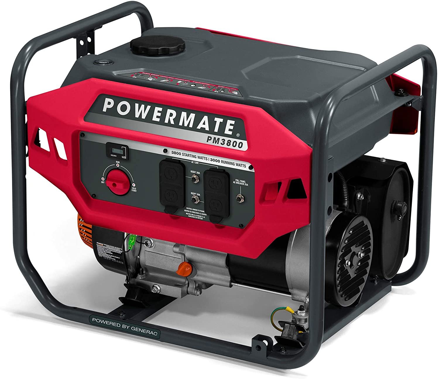 Generac/Powermate PM3800 3000W/3800W Gas Generator New - Image 3