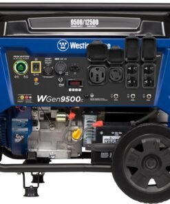 Alternative view of Westinghouse WGen9500c Generator 9500W/12500W 50 Amp Remote Start Gas with CO Sensor New