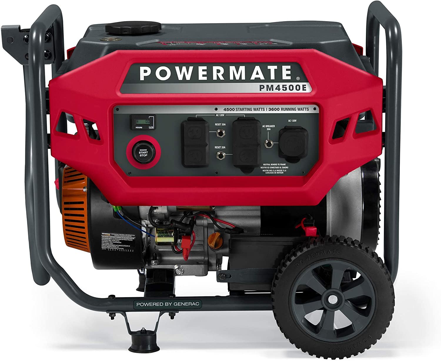 Generac/Powermate PM4500E 3600W/4500W Gas Electric Start Generator New - Image 4