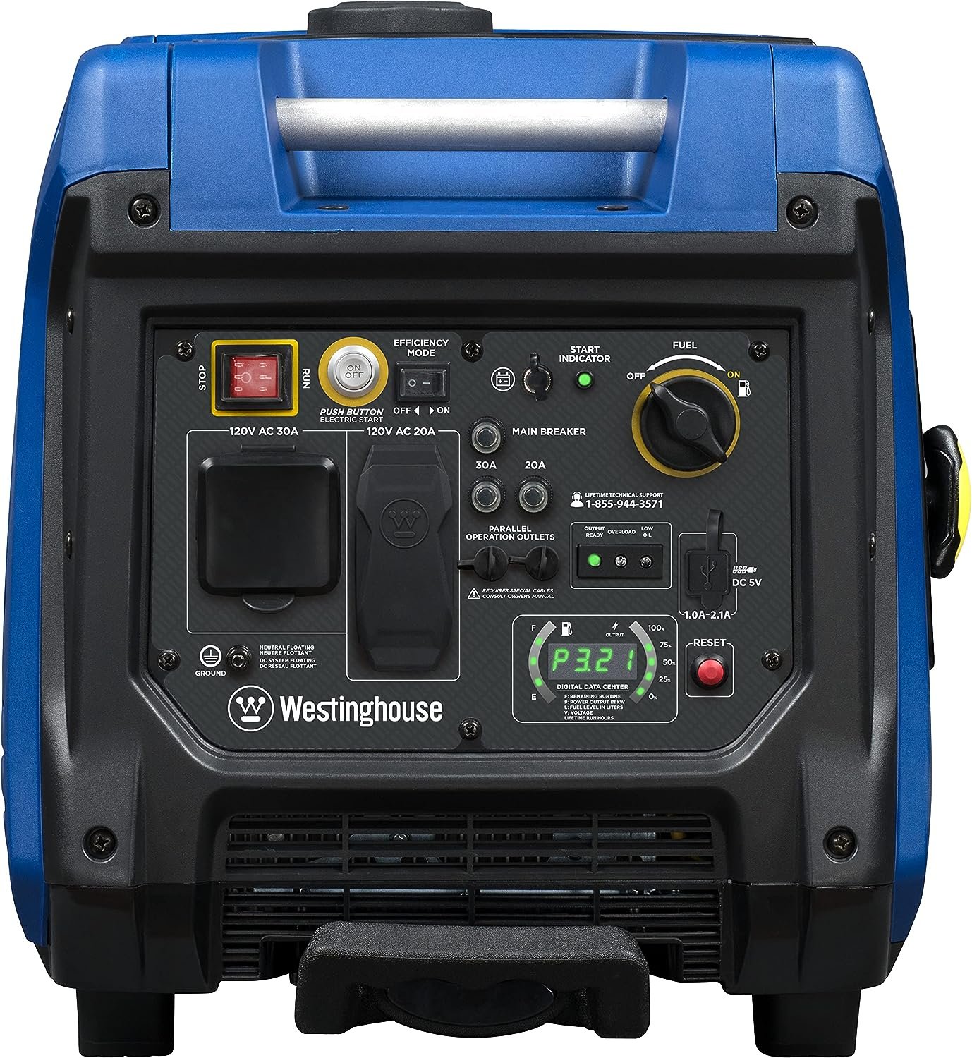 Westinghouse iGen4500 Inverter Generator 3700W/4500W 30 Amp Remote Start Gas New - Image 2