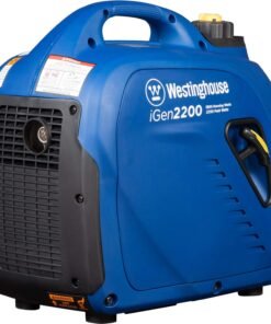 Alternative view of Westinghouse iGen2200c Inverter Generator 1800W/2200W 20 Amp Recoil Start Gas with CO Sensor New