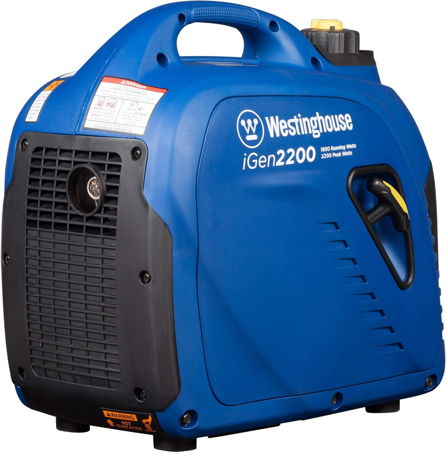 Westinghouse iGen2200c Inverter Generator 1800W/2200W 20 Amp Recoil Start Gas with CO Sensor New - Image 2