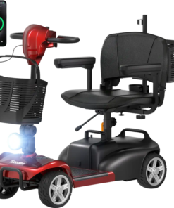 iScooter X02 Pro Mobility Scooter 4-Wheel 20 Mile Range 6.2 MPH 24V 20Ah New
