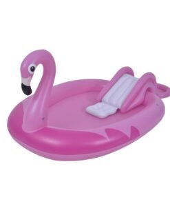 83" Inflatable Pink Flamingo Kiddie Pool with Sprayer
