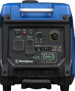 Alternative view of Westinghouse iGen4500cv Inverter Generator 3700W/4500W 30 Amp Recoil Start Gas with CO Sensor New