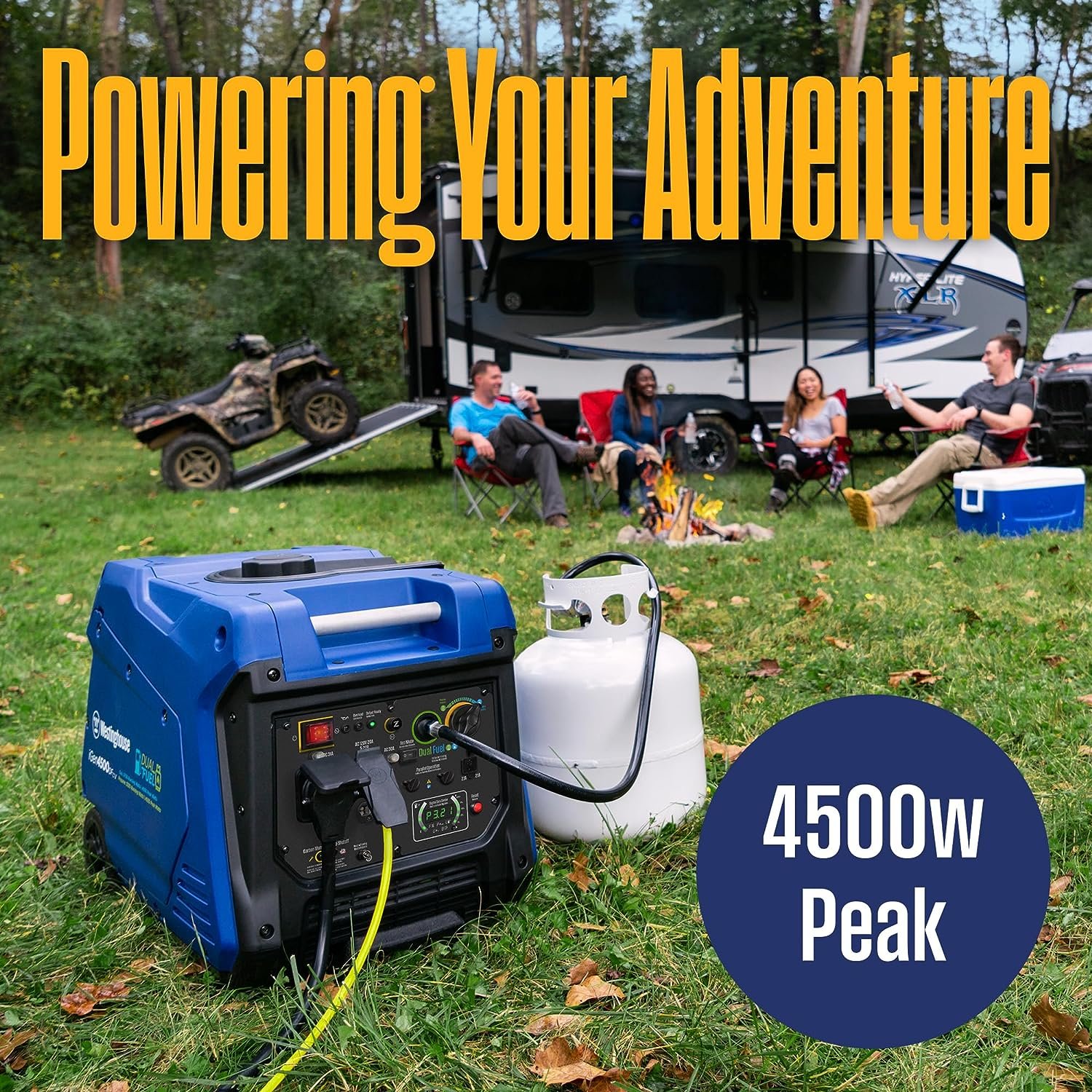 Westinghouse iGen4500DFcv Inverter Generator 3700W/4500W 30 Amp Recoil Start Dual Fuel with CO Sensor New - Image 5