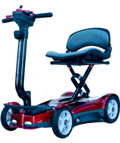 EV Rider S194AF Transport AF4W Folding Mobility Scooter Metallic Red New