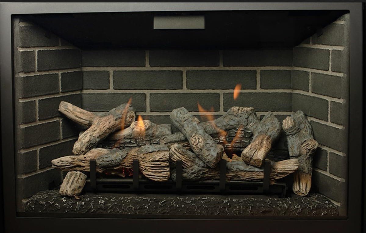 Ashley Hearth AG28i 32" Fireplace Insert 19,500 BTU with 130 CFM Blower 1,200 sq. ft. Black Finish New - Image 2