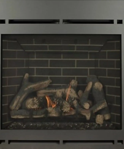 Ashley Hearth AG30FP 36" Fireplace 27,500 BTU with 130 CFM Blower 1,200 sq. ft. Steel Finish New