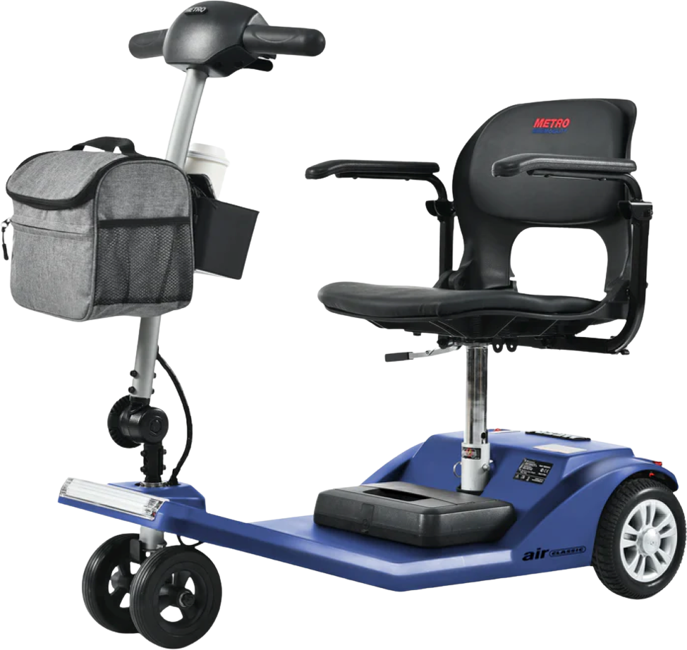 Metro Mobility Air Classic Mobility Scooter 4 Wheel Electric 24V 12Ah 250W 5 MPH 10 Mile Range New - Image 3