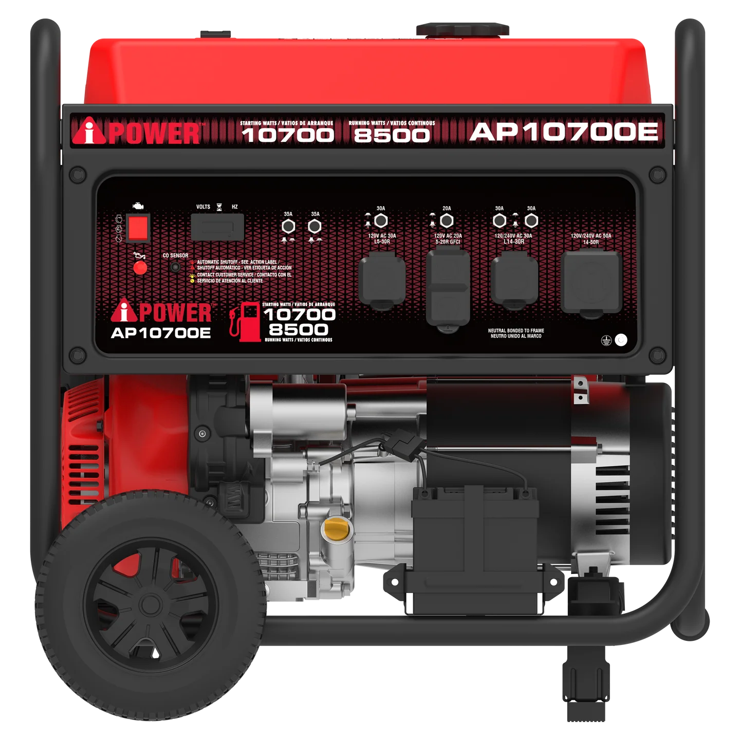 A-iPower AP10700E 8500W/10700W Generator Gas CO Sensor Electric Start New - Image 2