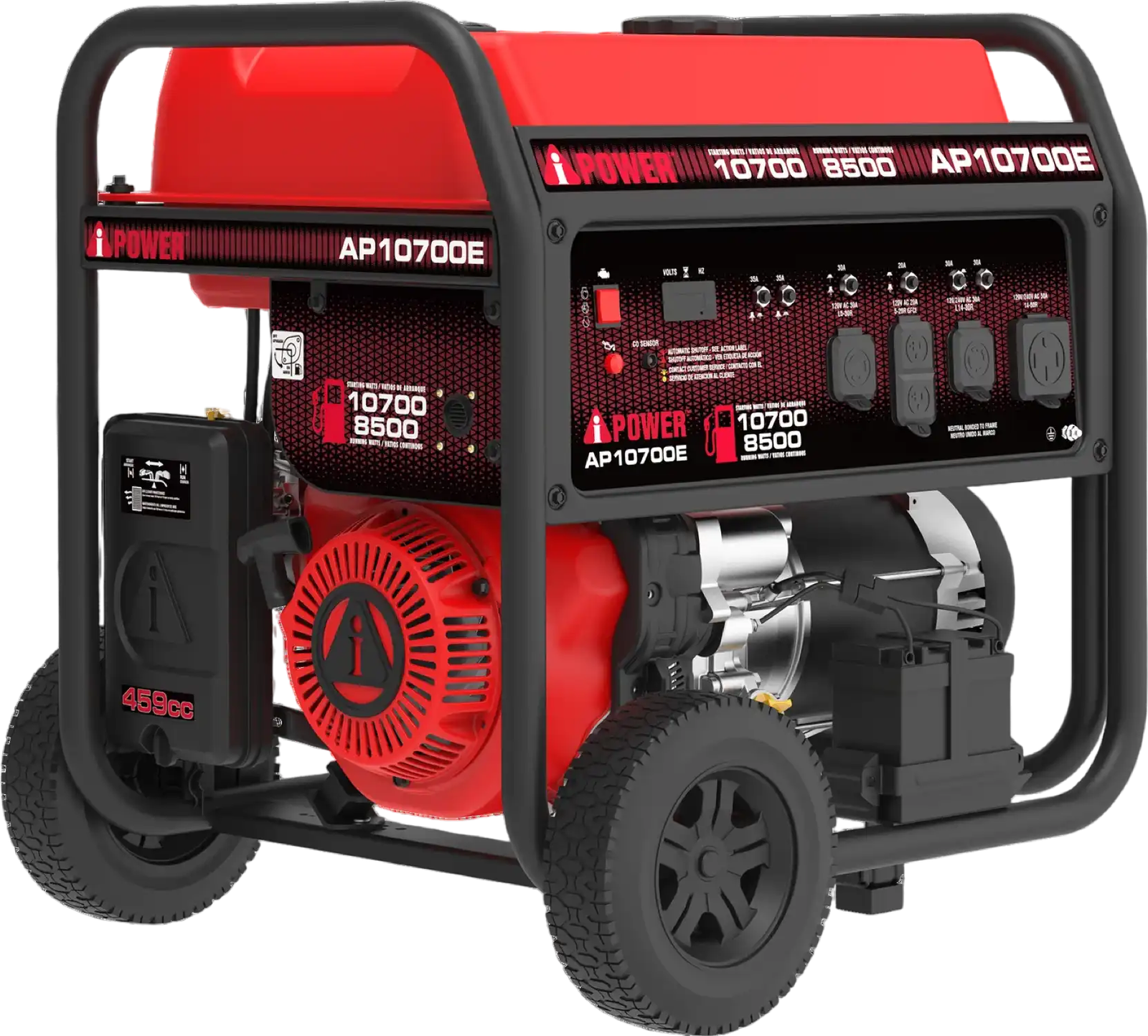 A-iPower AP10700E 8500W/10700W Generator Gas CO Sensor Electric Start New