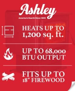 Alternative view of Ashley Hearth AW1120E-P EPA Certified 1,200 sq. ft. Wood Stove New