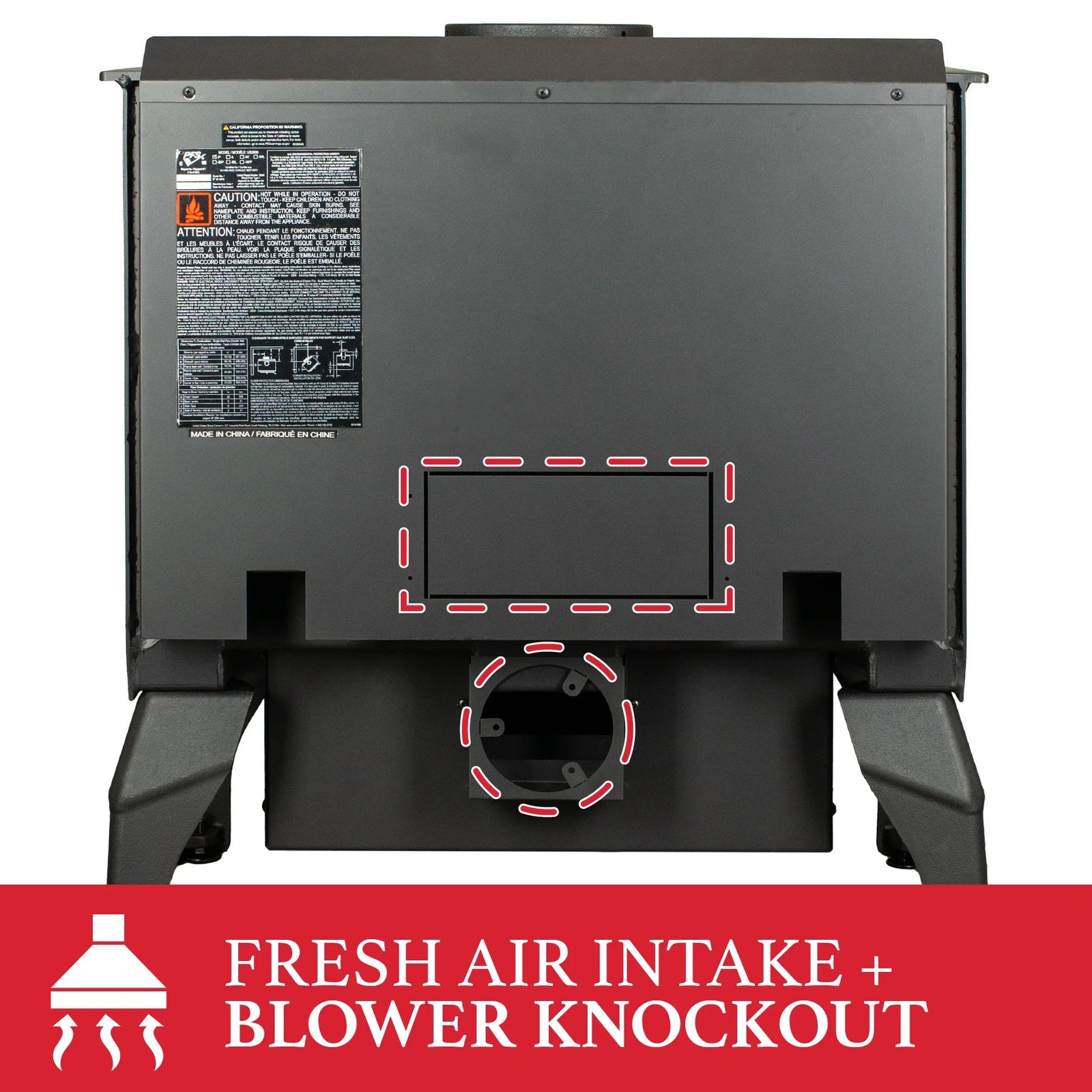 Ashley Hearth AW2520E-P EPA Certified 2,500 sq. ft. Wood Stove New - Image 5