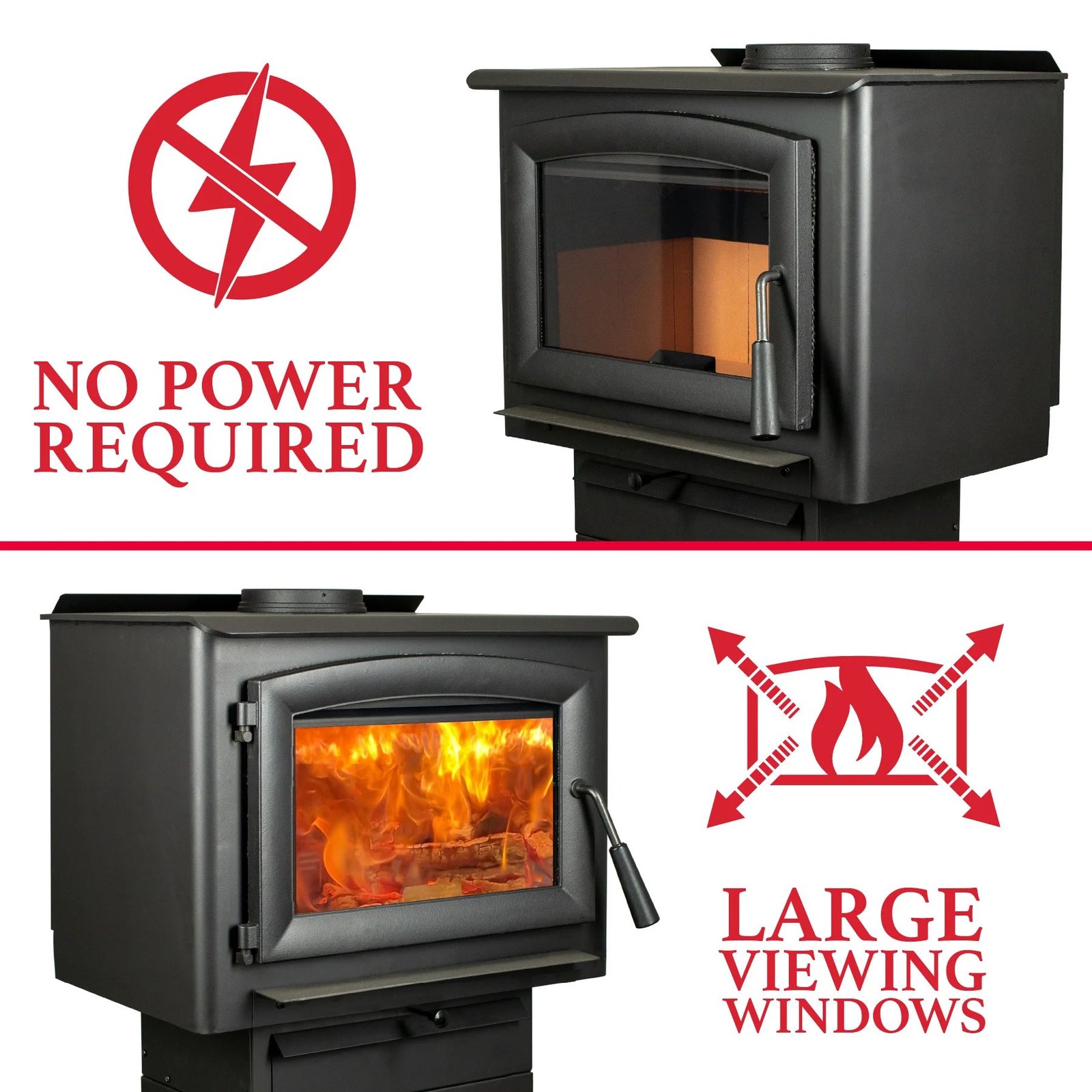 Ashley Hearth AW2520E-P EPA Certified 2,500 sq. ft. Wood Stove New - Image 11