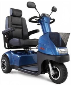 Alternative view of Afikim Afiscooter C3 Standard 3-Wheel Electric Mobility Scooter Silver New