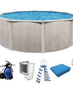 Aquarian Phoenix 18' x 52" Above Ground Swimming Pool w/Pump, Ladder & Hardware