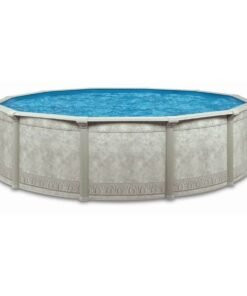 Aquarian Pools Khaki Venetian 18ft x 52in Outdoor Above Ground Swimming Pool